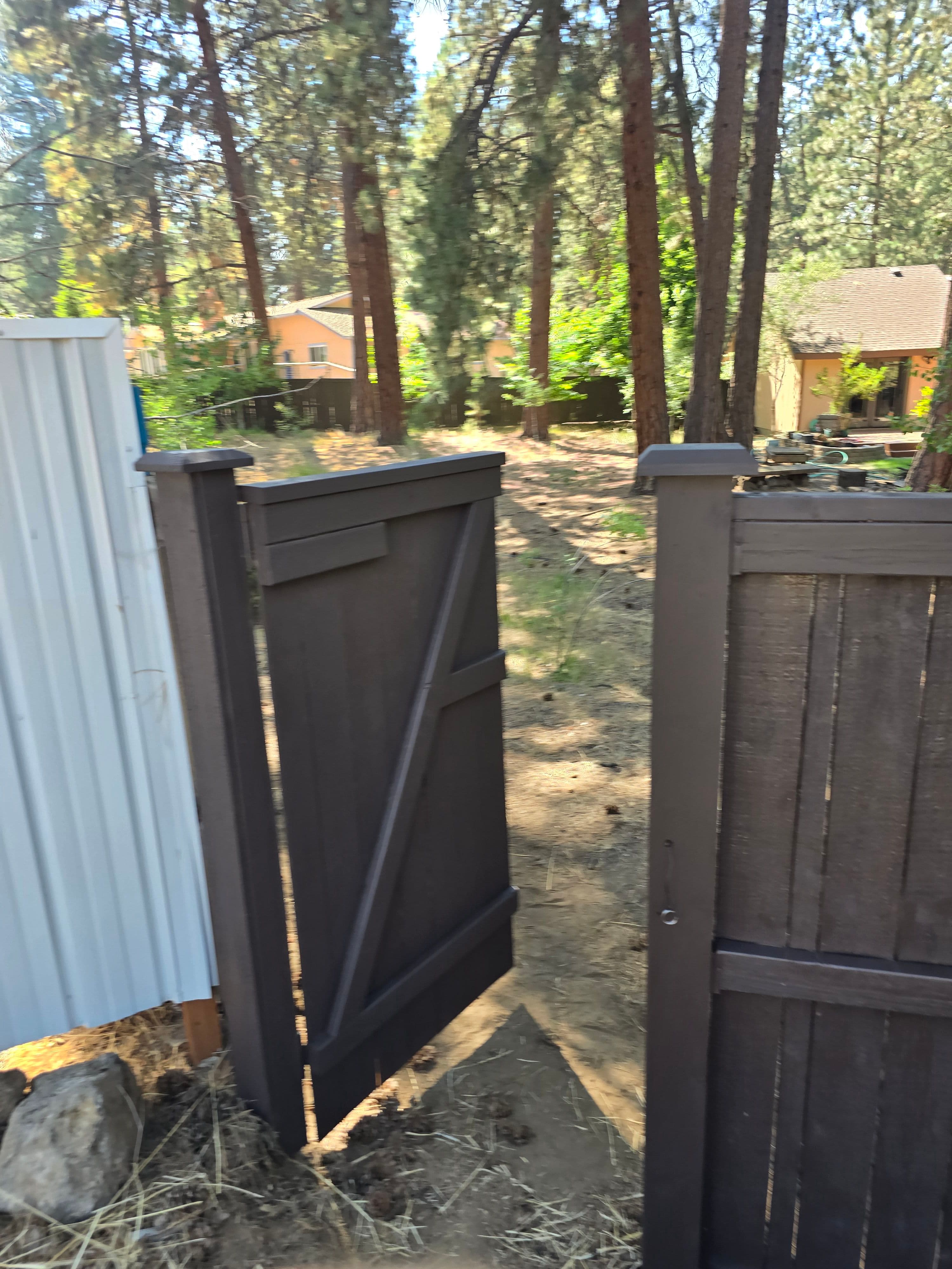 Project Backyard Gate Installation and Staining That Actually Gets Used image