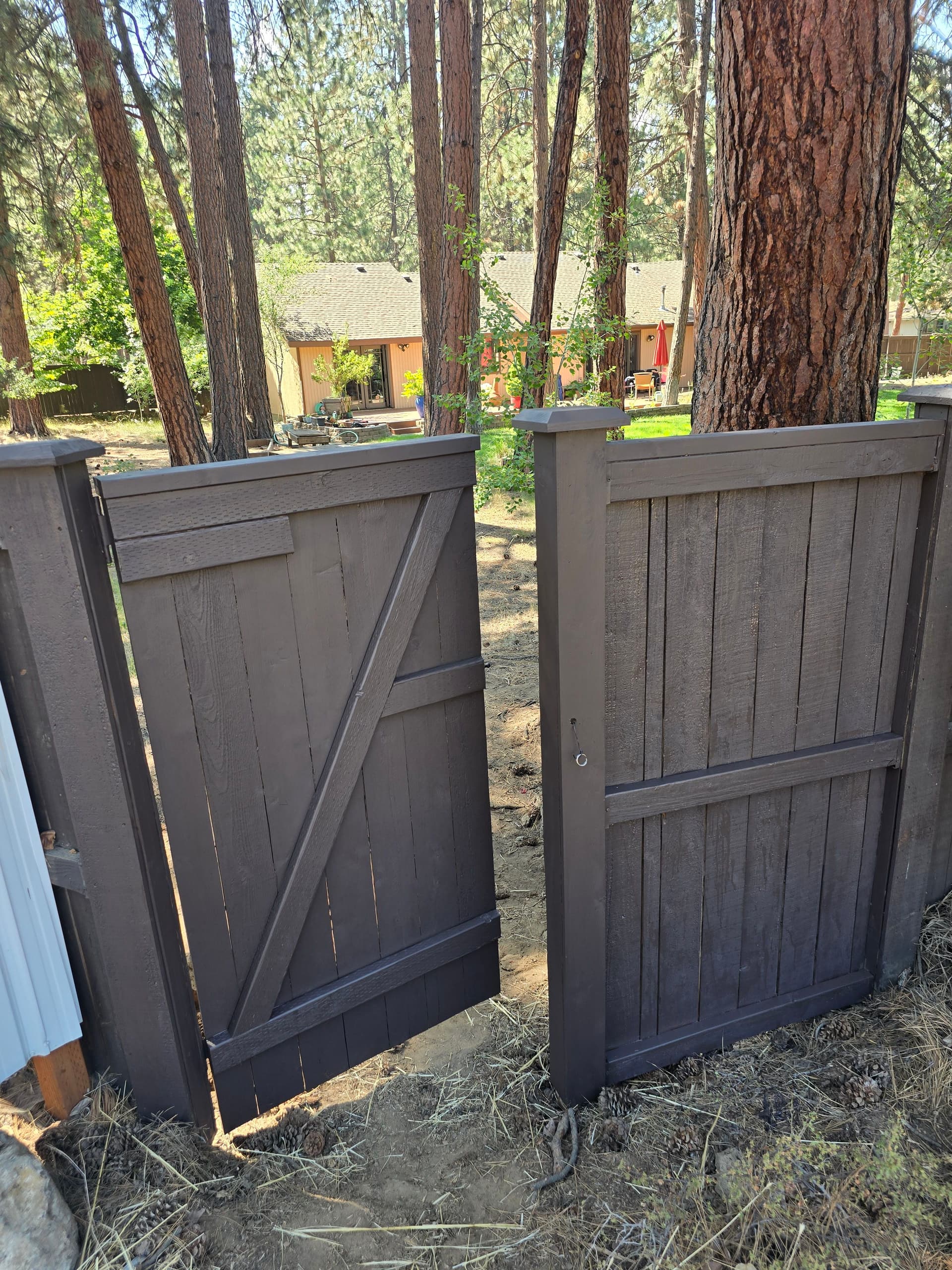 Backyard Gate Installation and Staining That Actually Gets Used