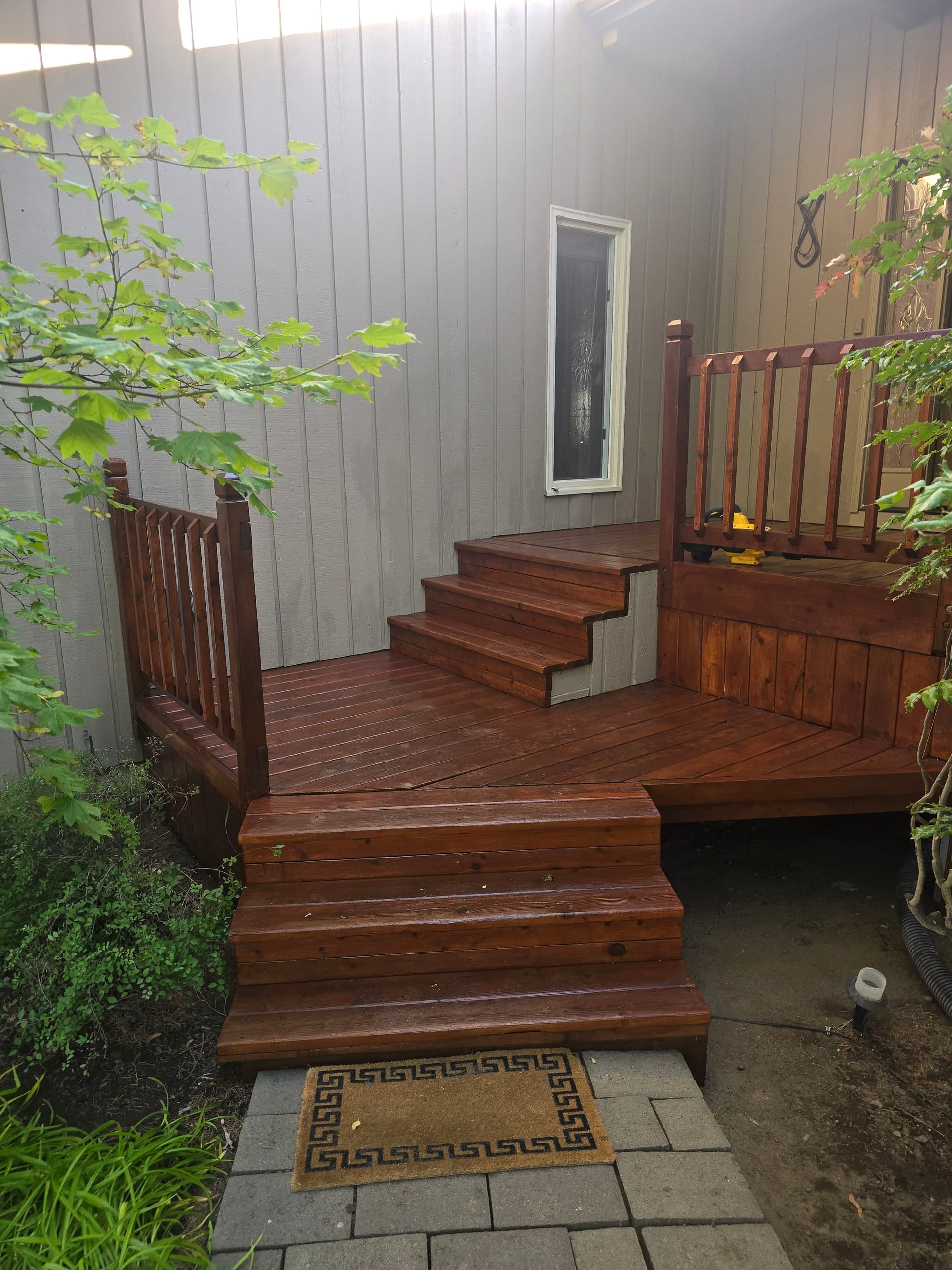 900 Square Feet of Deck Staining Done Right in Bend image