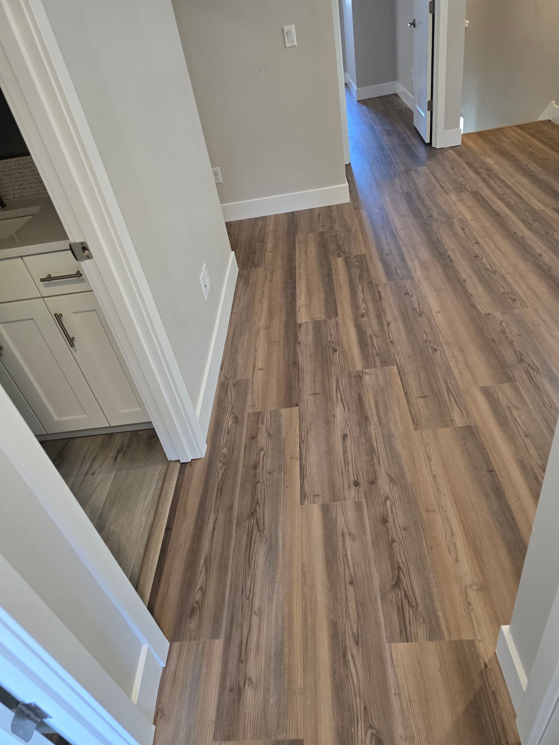 Gallery photos for Stained Carpet to Stainmaster Waterproof Flooring in Bend: Image #7