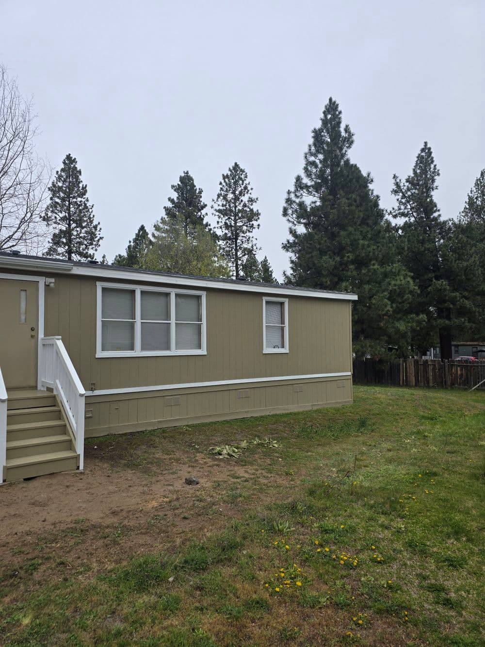 Gallery photos for Deck Steps Build and Exterior Paint on a Bend Mobile Home: Image #1