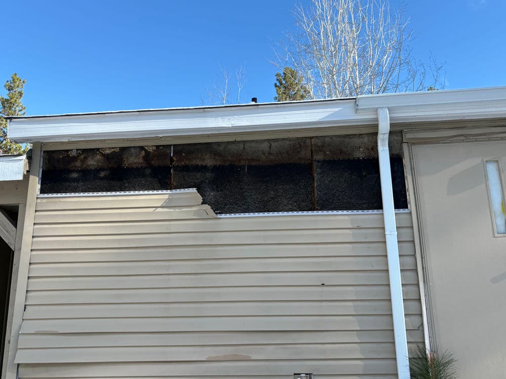 Gallery photos for Siding Repair on a Bend OR Home with Serious Storm Damage: Image #1