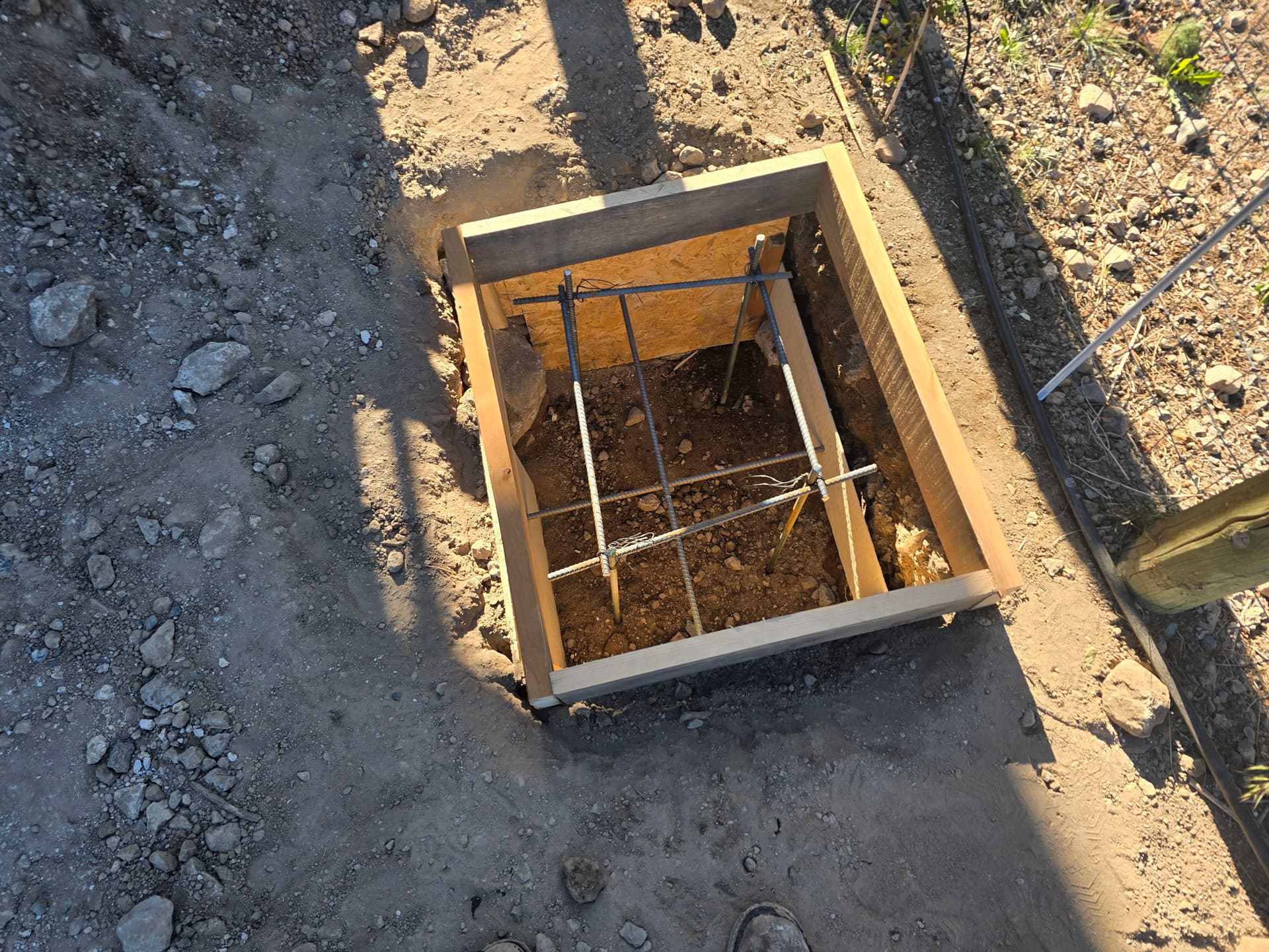 Gallery photos for Reinforced Pad Footings Laid for a Deck Extension: Image #1